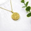 Amazon Cross-border Retro Double-sided Virgin Guadalupe pendant necklace titanium steel necklace Application Scenario
